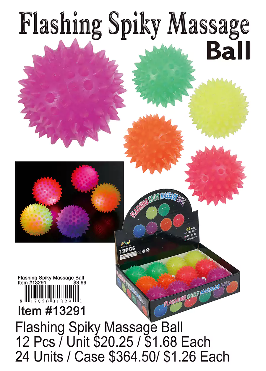 Flashing Spiky Massage Ball